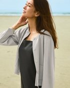 【ドゥクラッセ/DoCLASSE】の総針ニット・ブルゾンカーディガン ライトグレー|ID: prp329100004931682 ipo3291000000037101725