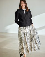 【ドゥクラッセ/DoCLASSE】のボタニカルジャカード・フレアスカート 人気、トレンドファッション・服の通販 founy(ファニー) ファッション Fashion レディースファッション Fashion for Women スカート Skirts Aライン・フレアスカート A-Line & Flared Skirts ジャカード／ジャガード Jacquard, Woven Pattern フレア Flare, Flared ボタニカル Botanical, Floral Pattern |ID:prp329100004931687