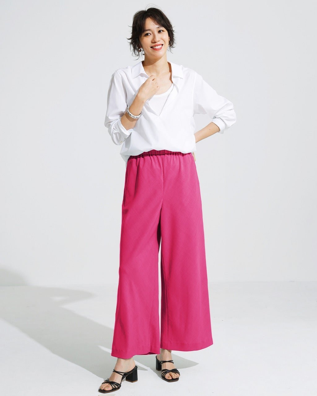 【ドゥクラッセ/DoCLASSE】のビューティバイアスパンツ/66㎝ インテリア・キッズ・メンズ・レディースファッション・服の通販 founy(ファニー) 　ファッション　Fashion　レディースファッション　Fashion for Women　パンツ　Pants & Trousers　人気　Popular, Best Seller　フューシャピンク|ID: prp329100004931689 ipo3291000000037015545