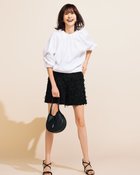 【ドゥクラッセ/DoCLASSE】のフラワージャカード・ハーフパンツ ブラック|ID: prp329100004931696 ipo3291000000037101778