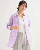 【ドゥクラッセ/DoCLASSE】のシアーラミー・ロングシャツ ライラック|ID: prp329100004931712 ipo3291000000037191866