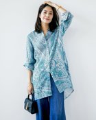 【ドゥクラッセ/DoCLASSE】のシアーラミー・ロングシャツ ペイズリー|ID: prp329100004931712 ipo3291000000037191877