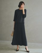 【ドゥクラッセ/DoCLASSE】のカットジョーゼット・細プリーツスカート 人気、トレンドファッション・服の通販 founy(ファニー) ファッション Fashion レディースファッション Fashion for Women スカート Skirts プリーツスカート / 上品フェミニンスタイル Pleated Skirts エレガント 上品 Elegant シルク Silk, 100% Silk ジョーゼット Georgette, Semi-Sheer Fabric ストレッチ Stretch, Stretchy Fabric セットアップ Set-Up, Coordinated Outfit プリーツ Pleats, Pleated thumbnail ミッドナイトブルー|ID: prp329100004931717 ipo3291000000037015714