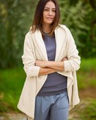 【ドゥクラッセ/DoCLASSE】のマシュマロ裏毛スウェット・フーディ アイボリー|ID: prp329100004931736 ipo3291000000037015818