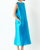 【ドゥクラッセ/DoCLASSE】のオクタダブルクロス・ストレートロングワンピース ブルー|ID: prp329100004931746 ipo3291000000037015873