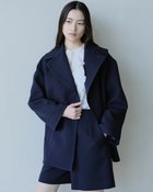 【ドゥクラッセ/DoCLASSE】のマトラッセクロス・モダンピーコート ダークネイビー|ID: prp329100004931751 ipo3291000000037015891