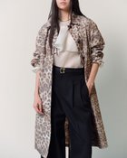 【ドゥクラッセ/DoCLASSE】のイタリアンタフタ・レオパードトレンチコート アニマル|ID: prp329100004931756 ipo3291000000037015913