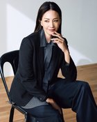 【ドゥクラッセ/DoCLASSE】のバルキーリネンタッチ・コンパクトジャケット ダークネイビー|ID: prp329100004931765 ipo3291000000037057192