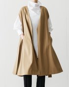 【ドゥクラッセ/DoCLASSE】のヴァージンウール混・ツイルジレコート ベージュ|ID: prp329100004931768 ipo3291000000037015970