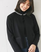 【ドゥクラッセ/DoCLASSE】のビジューネック・ボレロカーディガン ブラック|ID: prp329100004931778 ipo3291000000037102208
