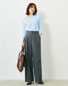 【ドゥクラッセ/DoCLASSE】のボートネックN/7分袖・ドゥクラッセTシャツ ペールブルー|ID:prp329100004931780