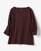 【ドゥクラッセ/DoCLASSE】のボートネックN/7分袖・ドゥクラッセTシャツ ダークブラウン|ID:prp329100004931780