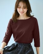 【ドゥクラッセ/DoCLASSE】のボートネックN/7分袖・ドゥクラッセTシャツ ダークブラウン|ID: prp329100004931780 ipo3291000000037098061