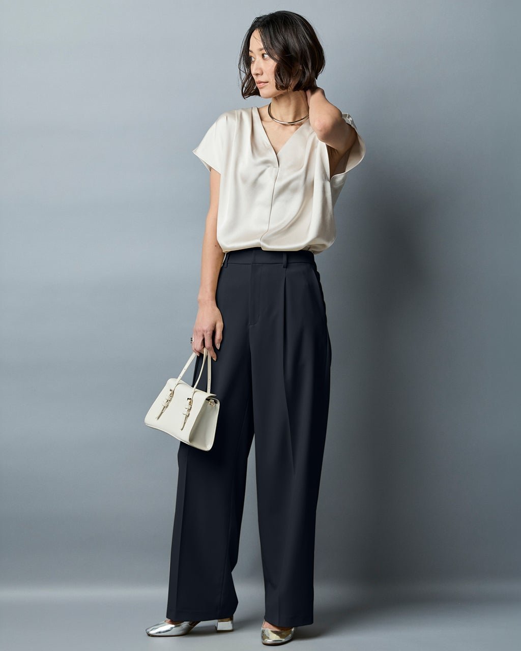 【ドゥクラッセ/DoCLASSE】のトリニティツイル・セミワイドパンツ 人気、トレンドファッション・服の通販 founy(ファニー) 　ファッション　Fashion　レディースファッション　Fashion for Women　パンツ　Pants & Trousers　オケージョン　Occasion Wear　サマー　Summer, Summer Style　ストレッチ　Stretch, Stretchy Fabric　セットアップ　Set-Up, Coordinated Outfit　ワイド　Wide, Wide Fit　エレガント 上品　Elegant　ビジネス 仕事 通勤　Business / Work / Commuting　入学式　Entrance Ceremony　 other-1|ID: prp329100004932672 ipo3291000000037023313