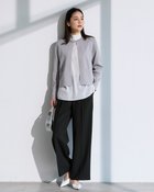 【ドゥクラッセ/DoCLASSE】のトリニティツイル・セミワイドパンツ 人気、トレンドファッション・服の通販 founy(ファニー) ファッション Fashion レディースファッション Fashion for Women パンツ Pants & Trousers オケージョン Occasion Wear サマー Summer, Summer Style ストレッチ Stretch, Stretchy Fabric セットアップ Set-Up, Coordinated Outfit ワイド Wide, Wide Fit エレガント 上品 Elegant ビジネス 仕事 通勤 Business / Work / Commuting 入学式 Entrance Ceremony thumbnail ブラック|ID: prp329100004932672 ipo3291000000037023319