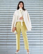 【ドゥクラッセ/DoCLASSE】のウォームストレッチ・スティックパンツ 人気、トレンドファッション・服の通販 founy(ファニー) ファッション Fashion レディースファッション Fashion for Women パンツ Pants & Trousers カッティング Cutting Detail カットソー Cut and Sewn Top ストレッチ Stretch, Stretchy Fabric テーパード Tapered, Tapered Pants ループ Loop, Loop Knit エレガント 上品 Elegant ビジネス 仕事 通勤 Business / Work / Commuting thumbnail イエロー|ID: prp329100004932688 ipo3291000000037023505