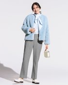 【ドゥクラッセ/DoCLASSE】のウォームストレッチ・スティックパンツ 人気、トレンドファッション・服の通販 founy(ファニー) ファッション Fashion レディースファッション Fashion for Women パンツ Pants & Trousers カッティング Cutting Detail カットソー Cut and Sewn Top ストレッチ Stretch, Stretchy Fabric テーパード Tapered, Tapered Pants ループ Loop, Loop Knit エレガント 上品 Elegant ビジネス 仕事 通勤 Business / Work / Commuting thumbnail グレー|ID: prp329100004932688 ipo3291000000037023509