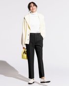 【ドゥクラッセ/DoCLASSE】のウォームストレッチ・スティックパンツ 人気、トレンドファッション・服の通販 founy(ファニー) ファッション Fashion レディースファッション Fashion for Women パンツ Pants & Trousers カッティング Cutting Detail カットソー Cut and Sewn Top ストレッチ Stretch, Stretchy Fabric テーパード Tapered, Tapered Pants ループ Loop, Loop Knit エレガント 上品 Elegant ビジネス 仕事 通勤 Business / Work / Commuting thumbnail ブラック|ID: prp329100004932688 ipo3291000000037023512