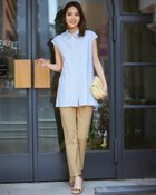 【ドゥクラッセ/DoCLASSE】のドライタッチ・美脚スリムパンツ/63cm 人気、トレンドファッション・服の通販 founy(ファニー) ファッション Fashion レディースファッション Fashion for Women パンツ Pants & Trousers ギャザー Gathered, Ruffled ストレッチ Stretch, Stretchy Fabric スリム Slim, Slim Fit フロント Front, Front Design 夏 Summer thumbnail ベージュ|ID: prp329100004932700 ipo3291000000037023642