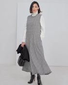 【ドゥクラッセ/DoCLASSE】のグレンチェック・フリンジドレス ブラックパターン|ID: prp329100004932721 ipo3291000000037097906