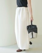 【ドゥクラッセ/DoCLASSE】のオクタダブルクロス・ギャザーパンツ 人気、トレンドファッション・服の通販 founy(ファニー) ファッション Fashion レディースファッション Fashion for Women パンツ Pants & Trousers エレガント 上品 Elegant カッティング Cutting Detail シルク Silk, 100% Silk フォルム Silhouette, Form リラックス Relax, Relaxed Fit thumbnail ホワイト|ID: prp329100004932737 ipo3291000000037024060