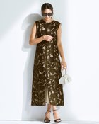 【ドゥクラッセ/DoCLASSE】のシアーオパール・スリットワンピース ダークブラウン|ID: prp329100004932758 ipo3291000000037102282