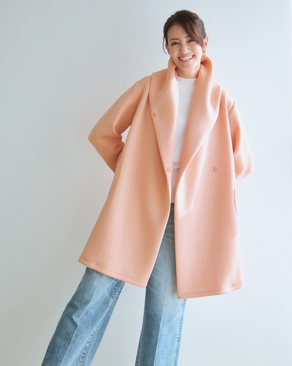 【ドゥクラッセ/DoCLASSE】のライトフォルム・フードコート インテリア・キッズ・メンズ・レディースファッション・服の通販 founy(ファニー) 　ファッション　Fashion　レディースファッション　Fashion for Women　アウター　Coat / Outerwear Collection　コート・ロングコート・ピーコート　Long Coats, Peacoats & More　人気　Popular, Best Seller　ピンク|ID: prp329100004932766 ipo3291000000037024445