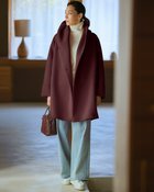 【ドゥクラッセ/DoCLASSE】のライトフォルム・フードコート バーガンディー|ID: prp329100004932766 ipo3291000000037246266