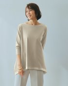 【ドゥクラッセ/DoCLASSE】のイレギュラーヘム・チュニック/7分袖 アイスグレー|ID: prp329100004933914 ipo3291000000037255753
