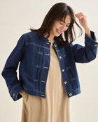【ドゥクラッセ/DoCLASSE】のエアーストレッチデニム・Sカラージャケット 人気、トレンドファッション・服の通販 founy(ファニー) ファッション Fashion レディースファッション Fashion for Women アウター Coat / Outerwear Collection レディースジャケット・軽アウター Jackets インディゴ Indigo Denim ジャケット Jacket, Outerwear ストレッチ Stretch, Stretchy Fabric デニム Denim, Jeans Material 人気 Popular, Best Seller 秋 Autumn thumbnail インディゴ|ID: prp329100004933920 ipo3291000000037032048