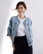 【ドゥクラッセ/DoCLASSE】のエアーストレッチデニム・Sカラージャケット 人気、トレンドファッション・服の通販 founy(ファニー) ファッション Fashion レディースファッション Fashion for Women アウター Coat / Outerwear Collection レディースジャケット・軽アウター Jackets インディゴ Indigo Denim ジャケット Jacket, Outerwear ストレッチ Stretch, Stretchy Fabric デニム Denim, Jeans Material 人気 Popular, Best Seller 秋 Autumn thumbnail ライトインディゴ|ID: prp329100004933920 ipo3291000000037032050