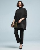 【ドゥクラッセ/DoCLASSE】のストレッチジョーゼット・ストレートパンツ ブラック|ID: prp329100004933922 ipo3291000000037140065