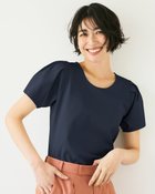 【ドゥクラッセ/DoCLASSE】のタックパフスリーブ/半袖・ドゥクラッセTシャツ ミッドナイトブルー|ID:prp329100004933929