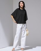 【ドゥクラッセ/DoCLASSE】のUVクールニット・ボートネックトップス ブラック|ID: prp329100004933930 ipo3291000000037094042