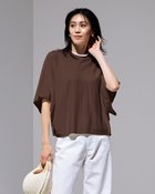 【ドゥクラッセ/DoCLASSE】のUVクールニット・ボートネックトップス ブラウン|ID: prp329100004933930 ipo3291000000037094044
