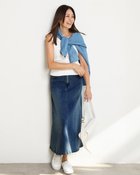 【ドゥクラッセ/DoCLASSE】のエアフレックスデニム・スカート/88cm 人気、トレンドファッション・服の通販 founy(ファニー) ファッション Fashion レディースファッション Fashion for Women スカート Skirts 新作・新入荷 New Arrivals / New In フィット Fit, Slim Fit ロング Long, Long-Length thumbnail インディゴ|ID: prp329100004933932 ipo3291000000037032118