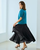 【ドゥクラッセ/DoCLASSE】のシアーライトクロス・フレアスカート ブラック|ID: prp329100004933941 ipo3291000000037246271