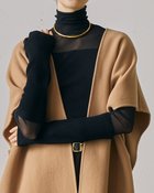【ドゥクラッセ/DoCLASSE】のウルトラファインメリノ・ロンググローブ 人気、トレンドファッション・服の通販 founy(ファニー) ファッション Fashion レディースファッション Fashion for Women シルケット Silket, Silky Cotton フィット Fit, Slim Fit ポンチョ Poncho, Cape Style ロング Long, Long-Length thumbnail ブラック|ID: prp329100004933945 ipo3291000000037032167