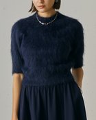 【ドゥクラッセ/DoCLASSE】のアルパカシャギー・コンパクトトップス ネイビー|ID: prp329100004933946 ipo3291000000037102311