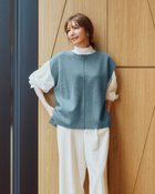 【ドゥクラッセ/DoCLASSE】のミラノリブ・バックパールニットベスト 人気、トレンドファッション・服の通販 founy(ファニー) ファッション Fashion レディースファッション Fashion for Women アウター Coat / Outerwear Collection レディースジャケット・軽アウター Jackets ジャケット Jacket, Outerwear パイピング Piping, Trim Design パール Pearl, Pearl Accent フロント Front, Front Design ベスト Vest, Waistcoat ミラノリブ Milano Rib, Milano Stitch 人気 Popular, Best Seller ビジネス 仕事 通勤 Business / Work / Commuting thumbnail ライトブルー|ID: prp329100004933952 ipo3291000000037032193