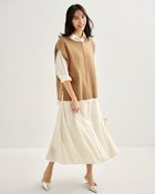 【ドゥクラッセ/DoCLASSE】のミラノリブ・バックパールニットベスト ベージュ|ID: prp329100004933952 ipo3291000000037345420