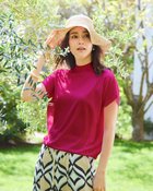 【ドゥクラッセ/DoCLASSE】のハイゲージ・ライトニット/ハイネック ラズベリー|ID: prp329100004933955 ipo3291000000037098141