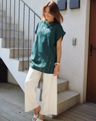 【ドゥクラッセ/DoCLASSE】のインドコットン・カットワークチュニック グリーン|ID: prp329100004933958 ipo3291000000037032213