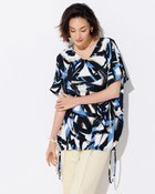 【ドゥクラッセ/DoCLASSE】のUVスラブ・2WAYプルオーバー ブルーマルチ|ID: prp329100004933960 ipo3291000000037094070