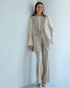 【ドゥクラッセ/DoCLASSE】のストレッチギャバジン・タックワイドパンツ 人気、トレンドファッション・服の通販 founy(ファニー) ファッション Fashion レディースファッション Fashion for Women パンツ Pants & Trousers セットアップ Set-Up, Coordinated Outfit センター Center, Center Line 人気 Popular, Best Seller 今季 This Season, Current Season thumbnail ライトグレー|ID: prp329100004933967 ipo3291000000037032262