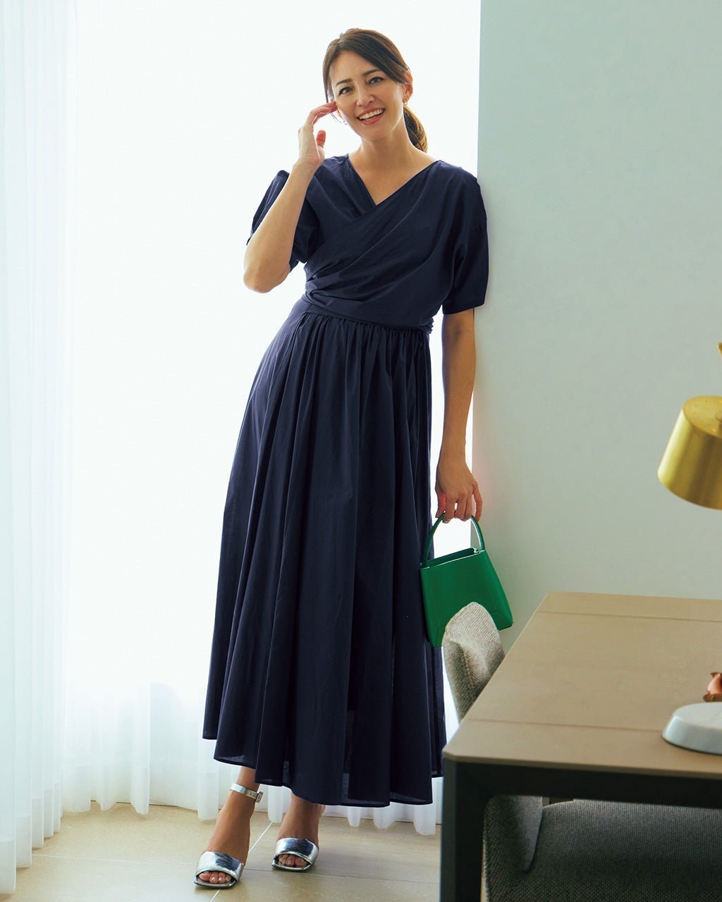 【ドゥクラッセ/DoCLASSE】のコットンローン・2WAYワンピース 人気、トレンドファッション・服の通販 founy(ファニー) 　ファッション　Fashion　レディースファッション　Fashion for Women　ワンピース　Dresses　カシュクール　Wrap Design　シンプル　Simple, Minimal　フェミニン　Feminine, Girly　ペチコート　Petticoat, Underskirt　リボン　Ribbon, Bow　ビジネス 仕事 通勤　Business / Work / Commuting　 other-1|ID: prp329100004933971 ipo3291000000037032273