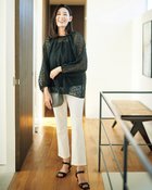 【ドゥクラッセ/DoCLASSE】の裏メッシュ・ストレッチパンツ/ストレート63cm 人気、トレンドファッション・服の通販 founy(ファニー) ファッション Fashion レディースファッション Fashion for Women パンツ Pants & Trousers ストレッチ Stretch, Stretchy Fabric ストレート Straight, Straight Cut メッシュ Mesh, Net Fabric 夏 Summer thumbnail オフホワイト|ID: prp329100004933972 ipo3291000000037032277