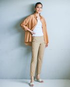 【ドゥクラッセ/DoCLASSE】の裏メッシュ・ストレッチパンツ/ストレート63cm 人気、トレンドファッション・服の通販 founy(ファニー) ファッション Fashion レディースファッション Fashion for Women パンツ Pants & Trousers ストレッチ Stretch, Stretchy Fabric ストレート Straight, Straight Cut メッシュ Mesh, Net Fabric 夏 Summer thumbnail サンドベージュ|ID: prp329100004933972 ipo3291000000037032282