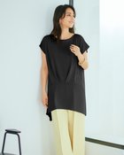 【ドゥクラッセ/DoCLASSE】のUVスラブ・切替タックチュニック 人気、トレンドファッション・服の通販 founy(ファニー) ファッション Fashion レディースファッション Fashion for Women トップス・カットソー Cut & Sew Tops カットソー Cut and Sewn Top チュニック Tunic, Long Top 人気 Popular, Best Seller 切替 Switching, Contrast Panel 夏 Summer 旅行 Travel thumbnail ブラック|ID: prp329100004933974 ipo3291000000037032290