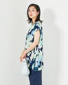 【ドゥクラッセ/DoCLASSE】のUVスラブ・切替タックチュニック 人気、トレンドファッション・服の通販 founy(ファニー) ファッション Fashion レディースファッション Fashion for Women トップス・カットソー Cut & Sew Tops カットソー Cut and Sewn Top チュニック Tunic, Long Top 人気 Popular, Best Seller 切替 Switching, Contrast Panel 夏 Summer 旅行 Travel thumbnail ネイビーマルチ|ID: prp329100004933974 ipo3291000000037032293